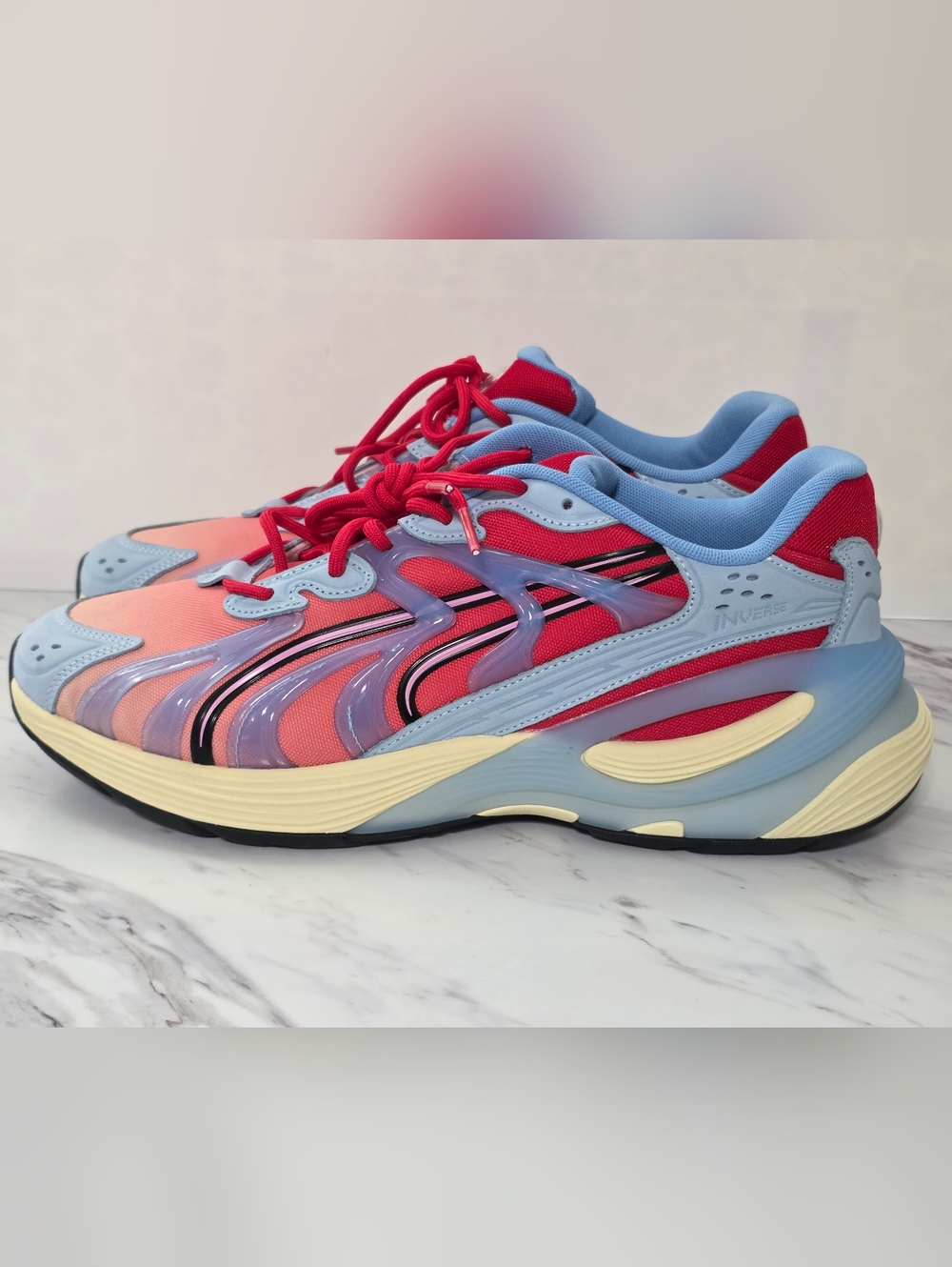 Puma Multicolor Coral Pink Blue Sneakers